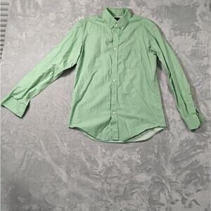 Banana Republic Soft Wash Men's Medium Green Long Sleeve